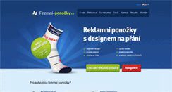 Desktop Screenshot of firemni-ponozky.cz